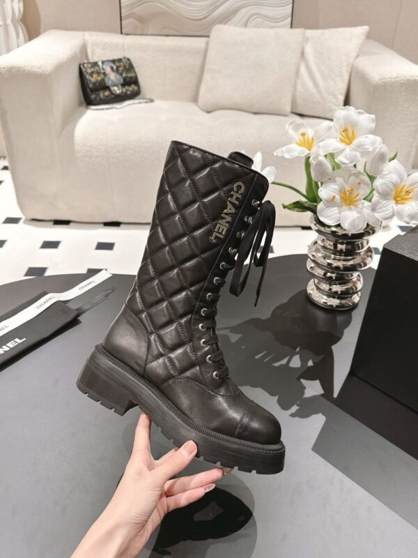 Chanel 24ss  Long Boots Black