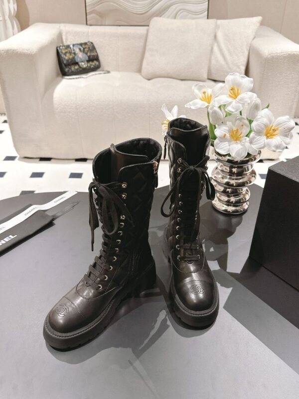 Chanel 24ss  Long Boots Black