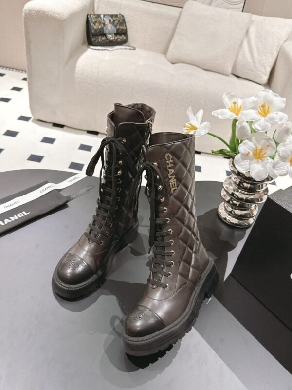 Chanel 24ss  Long Boots Brown