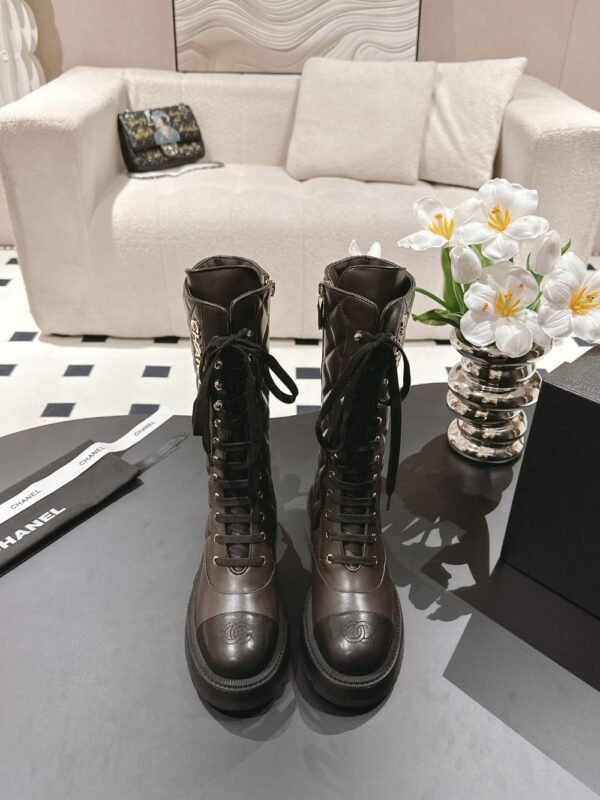 Chanel 24ss  Long Boots Brown