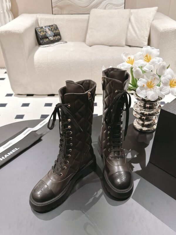 Chanel 24ss  Long Boots Brown