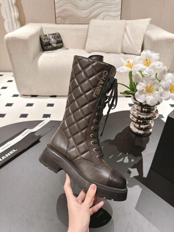 Chanel 24ss  Long Boots Brown