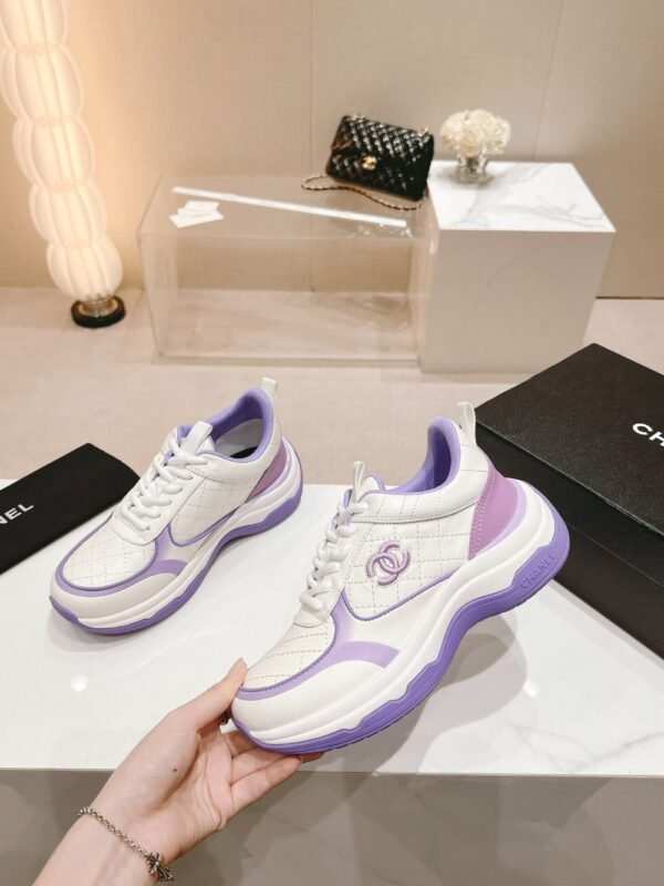 Chanel 24ss Sneaker women White Purple