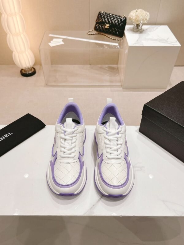 Chanel 24ss Sneaker women White Purple