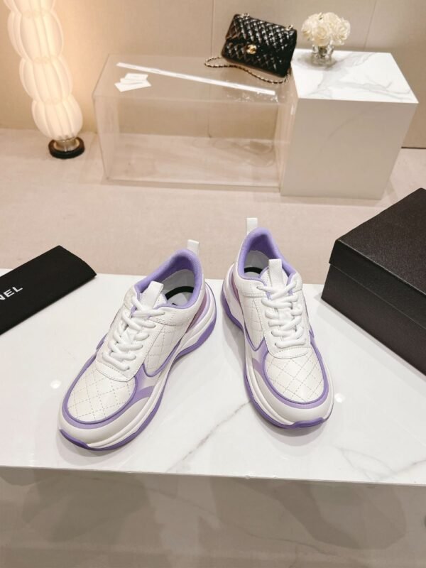 Chanel 24ss Sneaker women White Purple