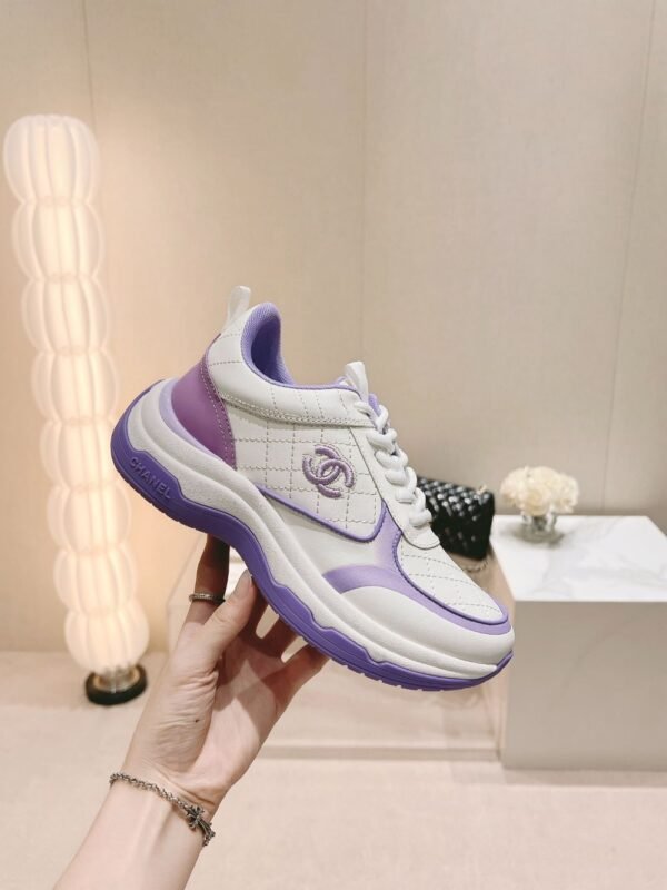 Chanel 24ss Sneaker women White Purple