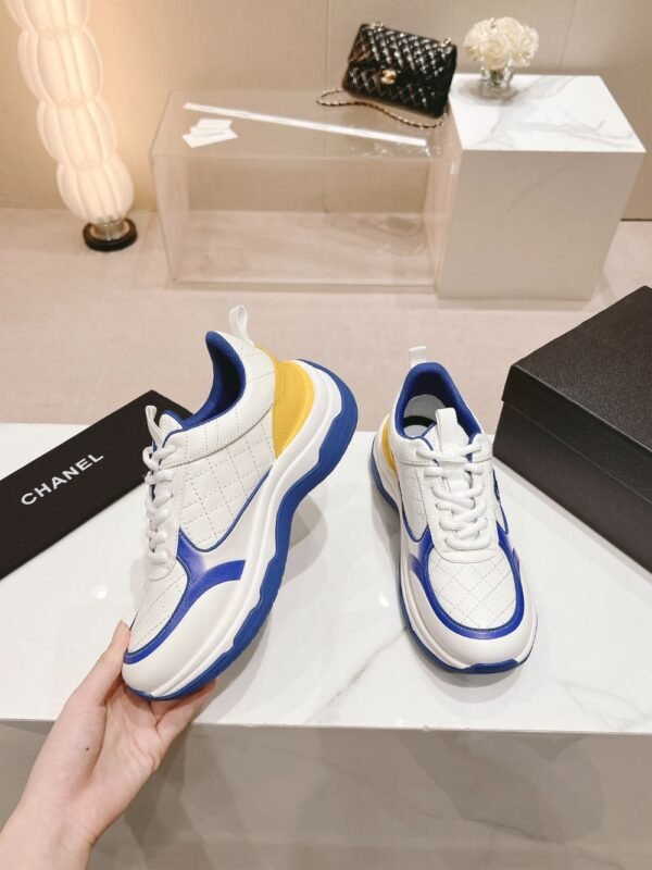 Chanel 24ss Sneaker women White Yellow Blue