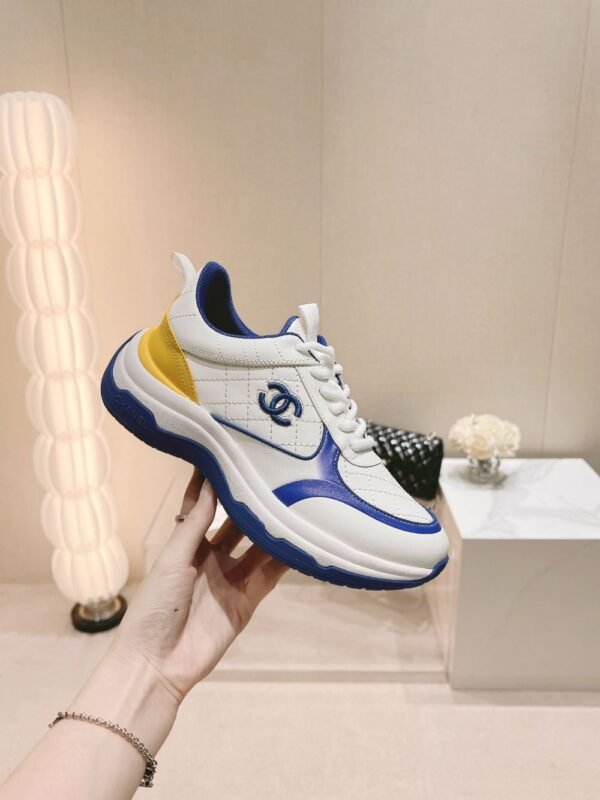 Chanel 24ss Sneaker women White Yellow Blue