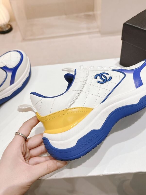 Chanel 24ss Sneaker women White Yellow Blue