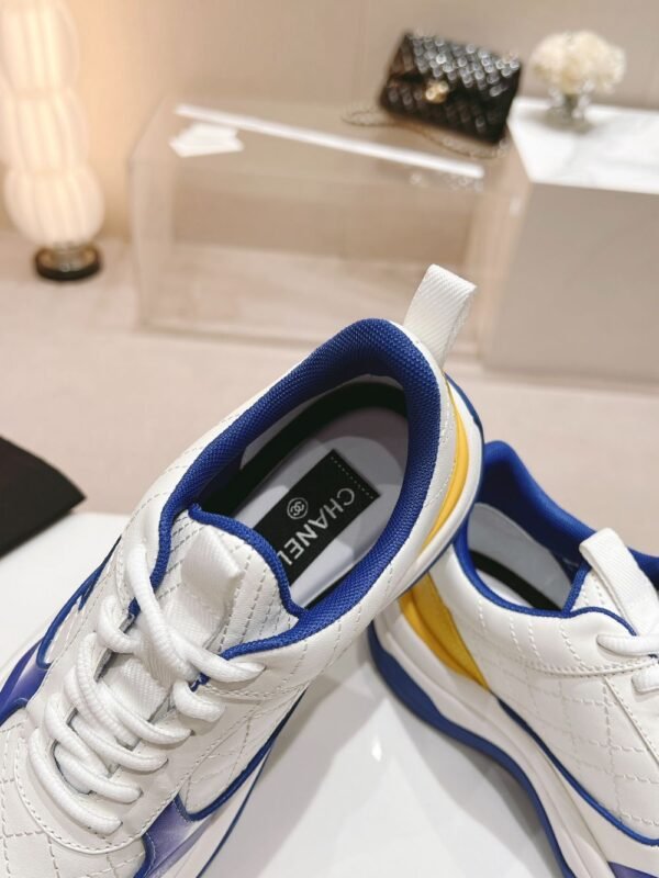 Chanel 24ss Sneaker women White Yellow Blue