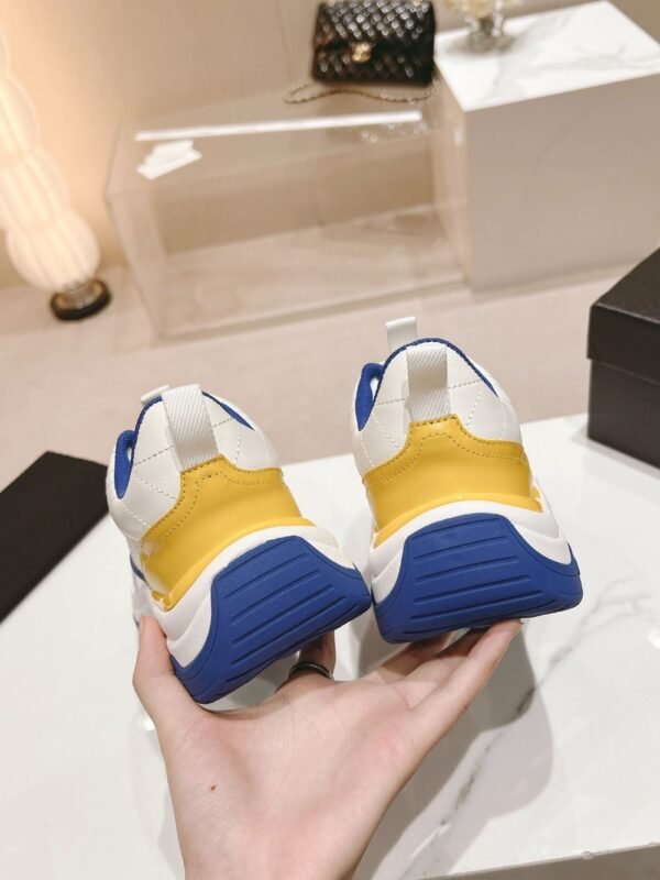 Chanel 24ss Sneaker women White Yellow Blue