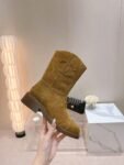 Chanel 24ss Ankle Boots Camel