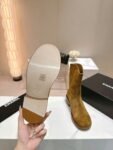 Chanel 24ss Ankle Boots Camel