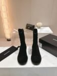 Chanel 24ss Ankle Boots Black