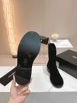 Chanel 24ss Ankle Boots Black