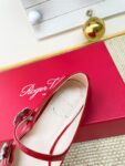 Rogor Vivi  24ss Flowers Ballet Shoes Red
