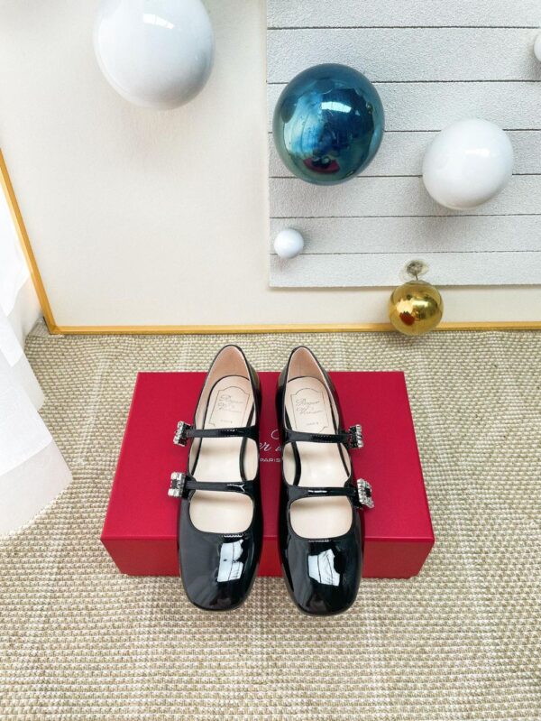 Rogor Vivi  24ss Ballet Shoes Black