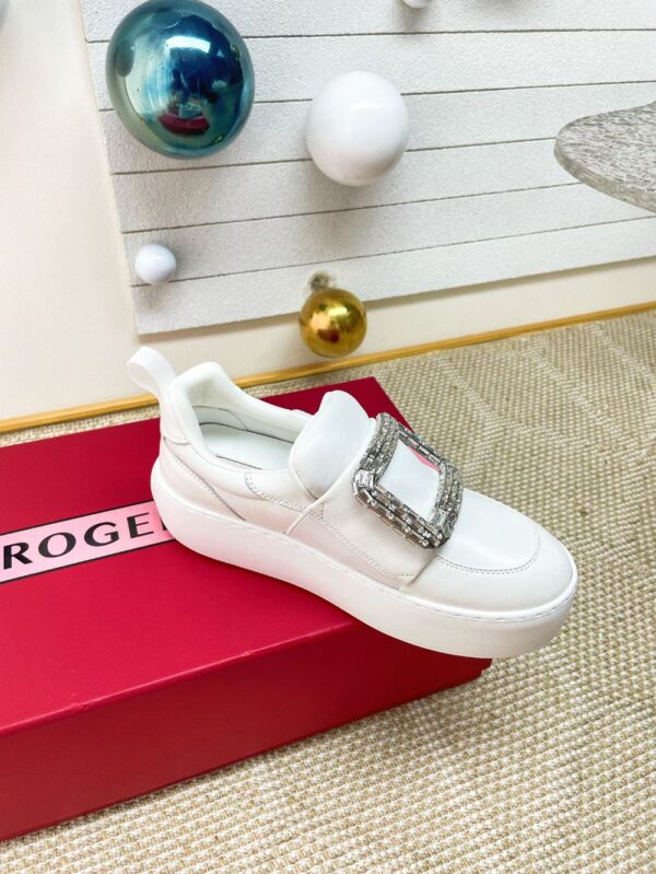 Rogor Vivi  Square Buckle White