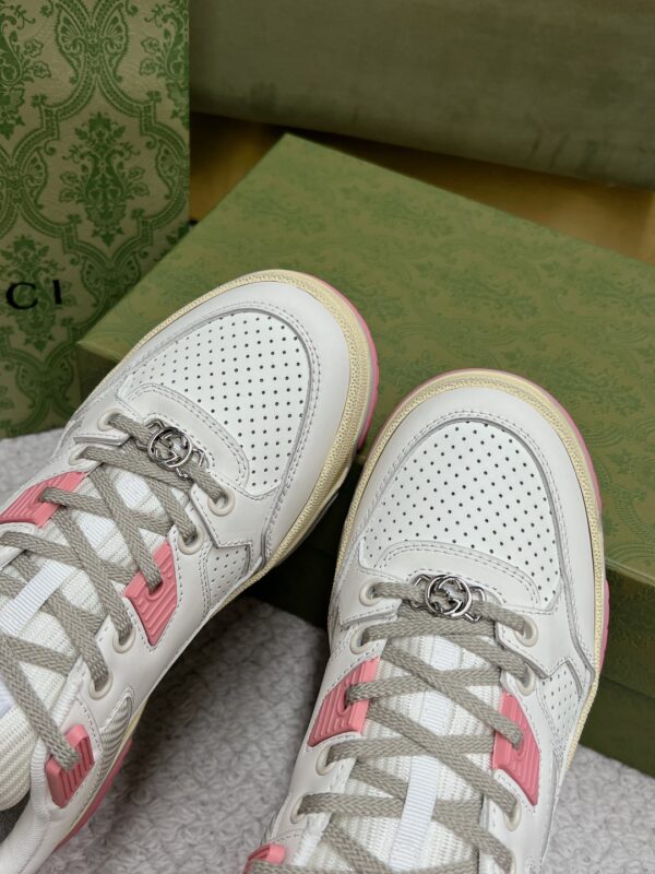 Gucci Screener GG 24ss White Pink Grey