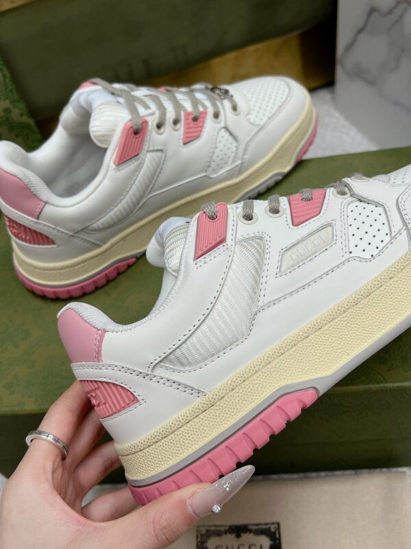 Gucci Screener GG 24ss White Pink Grey