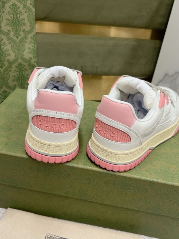Gucci Screener GG 24ss White Pink Grey