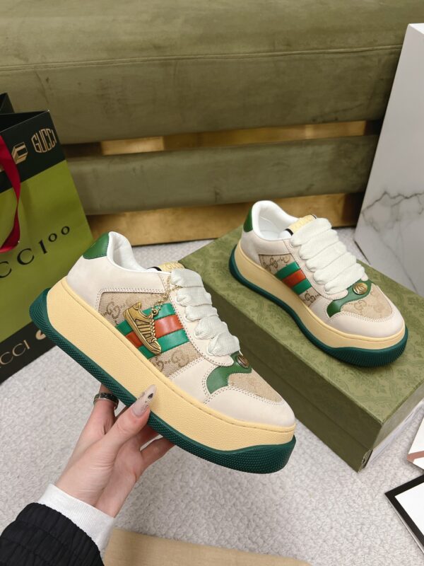 Gucci Screener GG Brown Green White