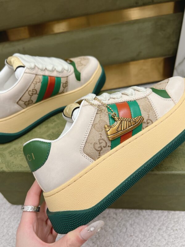 Gucci Screener GG Brown Green White