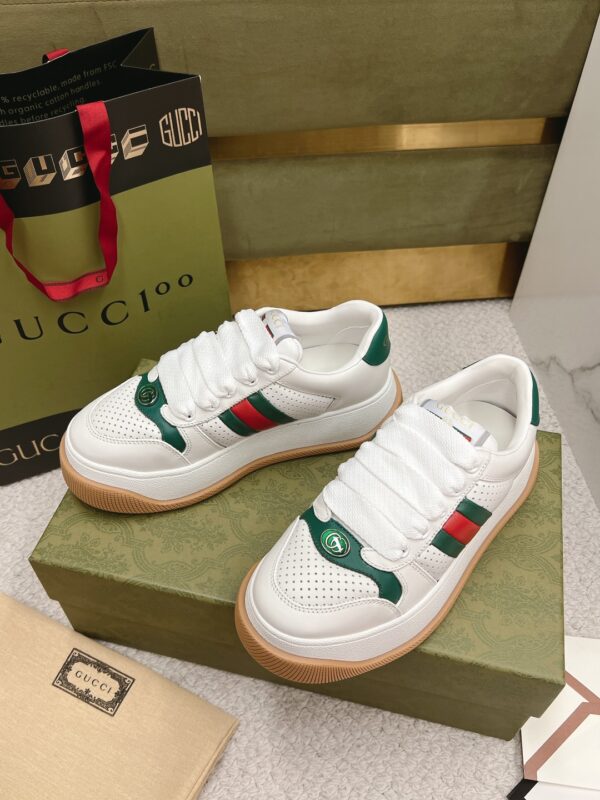 Gucci Screener GG White Green