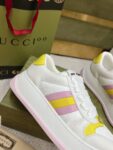 Gucci Screener GG White Pink Yellow