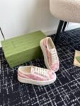 Gucci  Flat Shoes GG 24ss Pink Flower