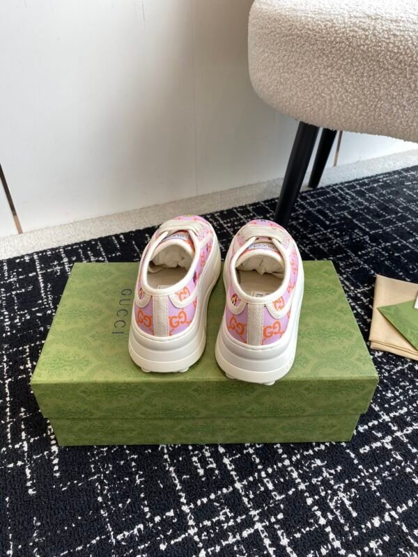 Gucci  Flat Shoes GG 24ss Pink Flower