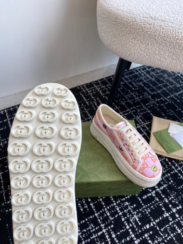 Gucci  Flat Shoes GG 24ss Pink Flower