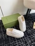 Gucci  Flat Shoes GG 24ss White