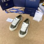 Dior B33  Olive Green White