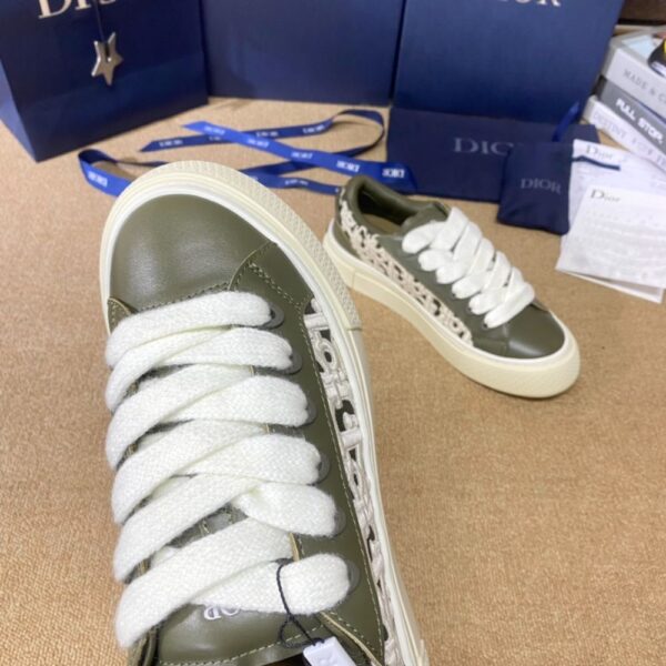 Dior B33  Olive Green White
