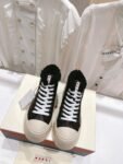 Marni Wool Canvas Shoes Black