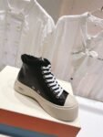 Marni Wool Canvas Shoes Black