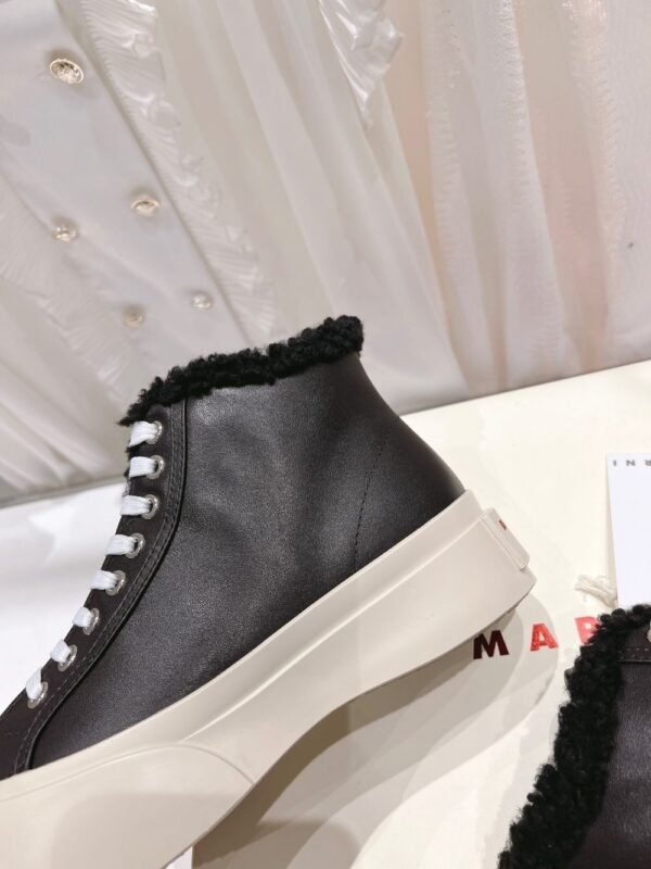 Marni Wool Canvas Shoes Black