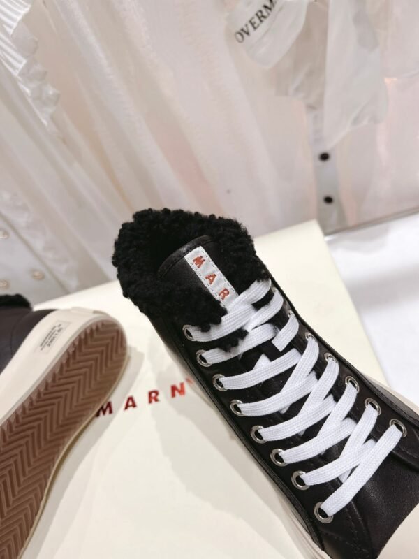 Marni Wool Canvas Shoes Black