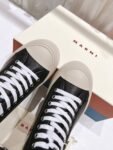 Marni Wool Canvas Shoes Black