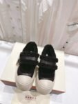 Marni  Wool Flat Shoes Black