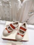 Marni  Wool Flat Shoes Orange