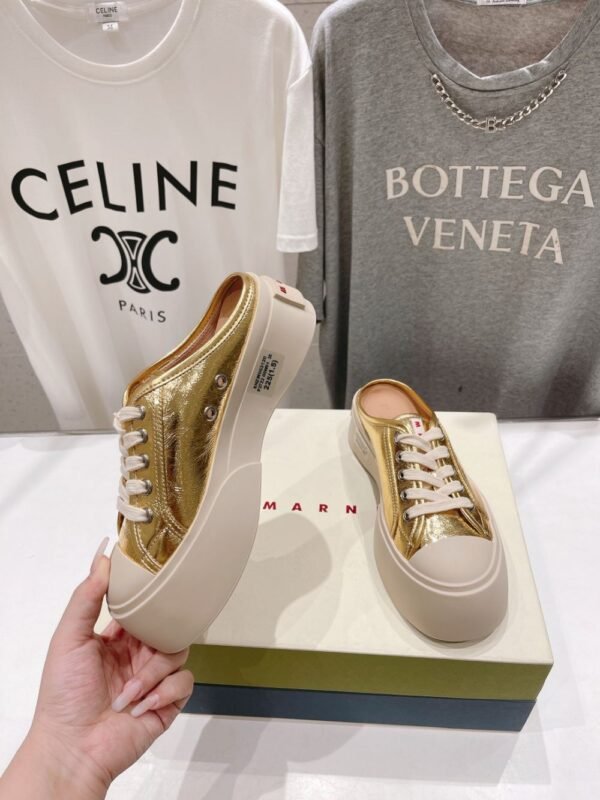 Marni  Lace-up Sandals 24ss Gold