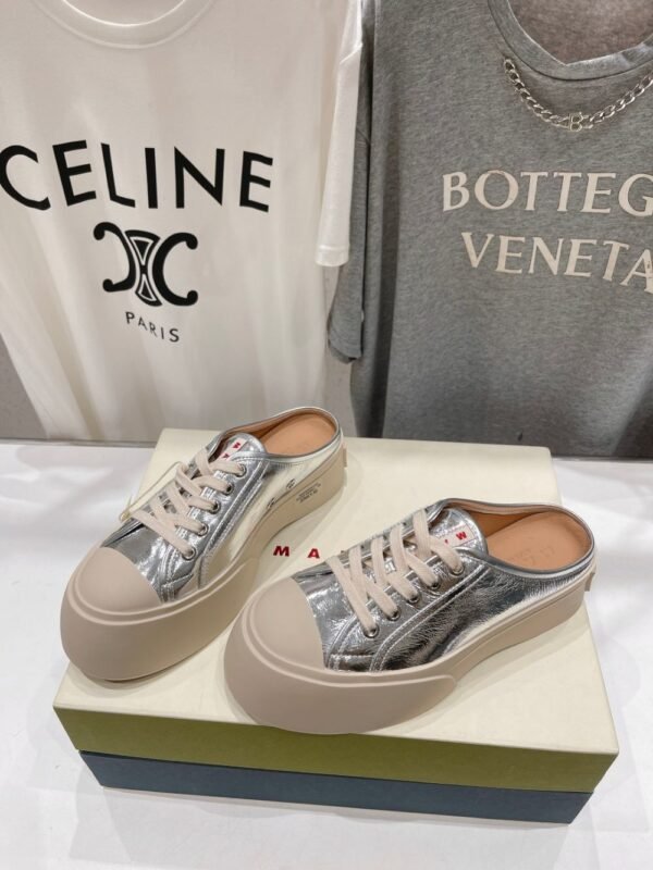 Marni  Lace-up Sandals 24ss Silver