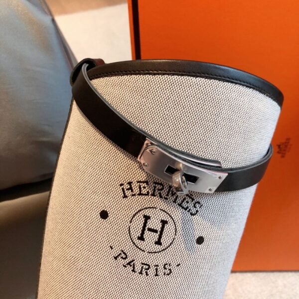 Hermes Kelly 24ss Long Boots Suede Black Grey