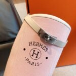 Hermes Kelly 24ss Long Boots Suede White Pink