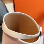 Hermes Kelly 24ss Long Boots Suede White Pink