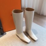 Hermes Kelly 24ss Long Boots White