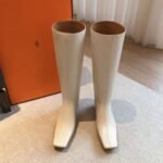 Hermes Kelly 24ss Long Boots White