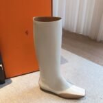 Hermes Kelly 24ss Long Boots White
